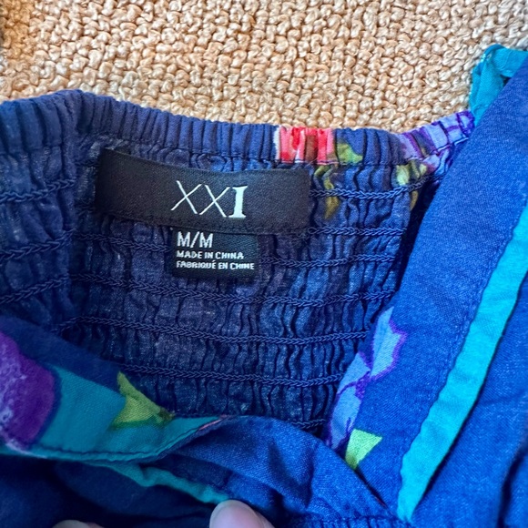 Forever 21 Floral Mini Dress size Medium - Picture 6 of 10